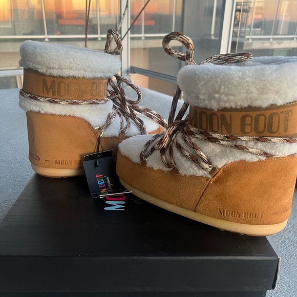 MOON BOOT LOW ICON SHEARLING LAB69 - Picture 7 of 8